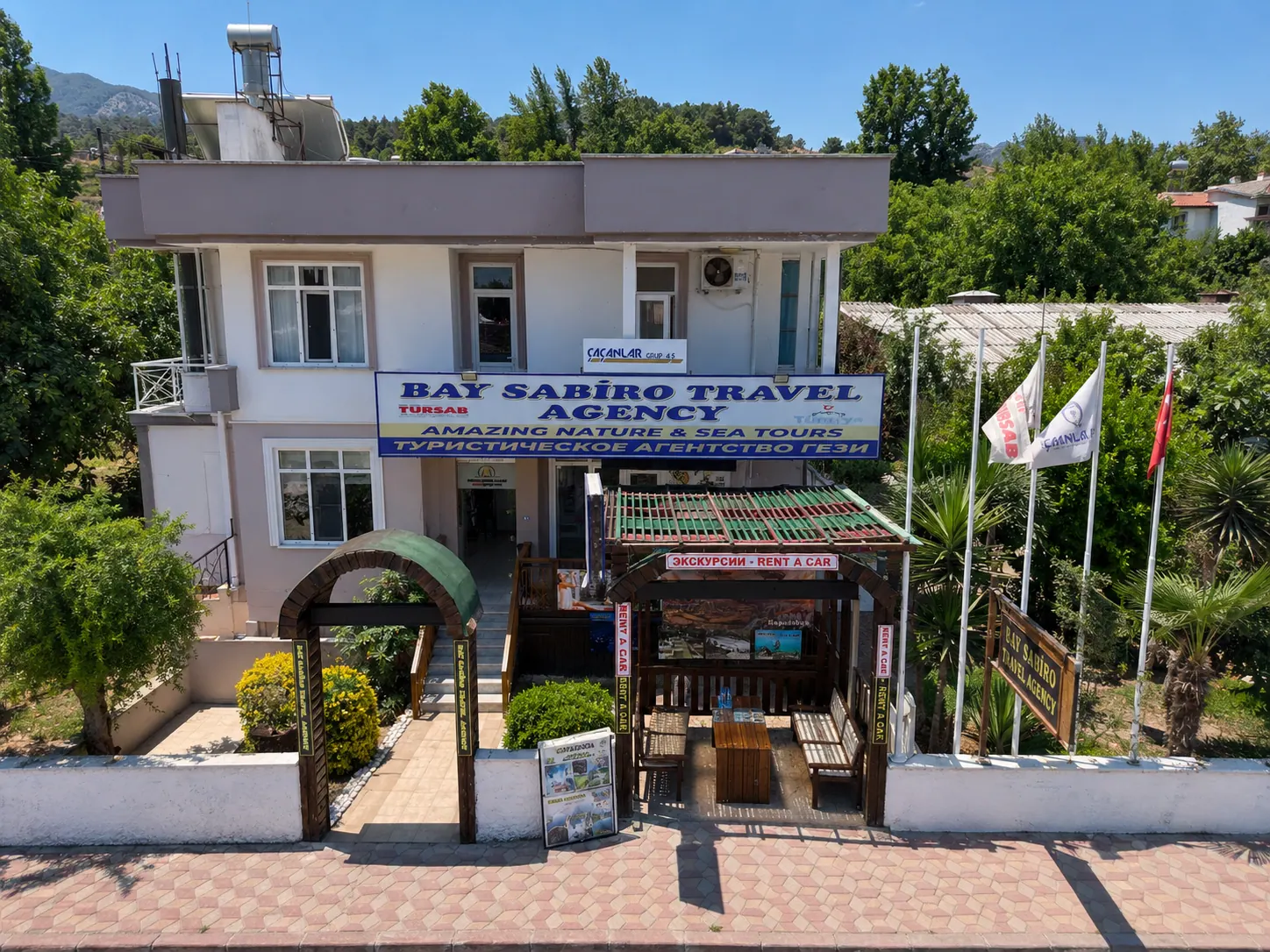 Sabiro Travel ofisinin dış görünümü